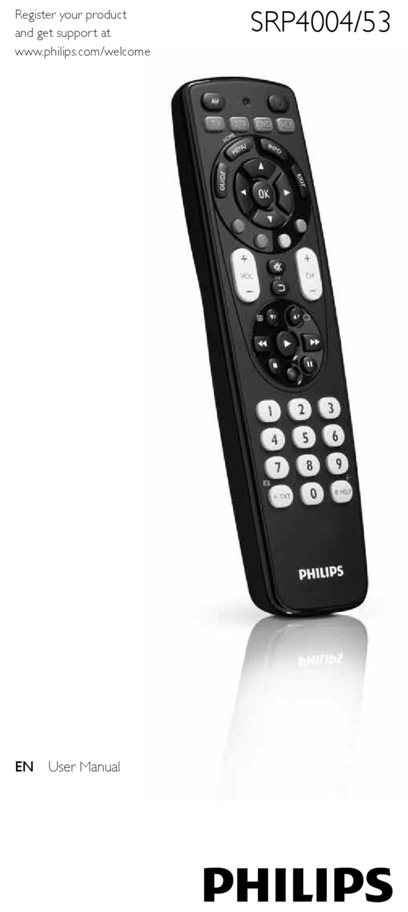 Philips SRP4004/53 User manual