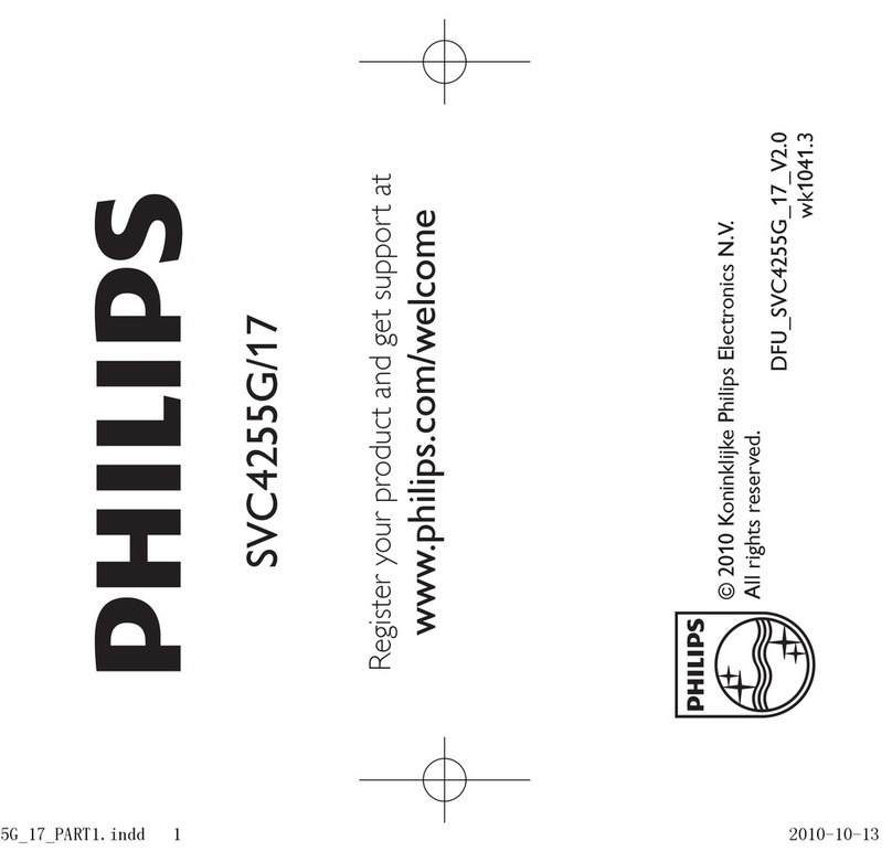 Philips SVC4255G/17 User manual
