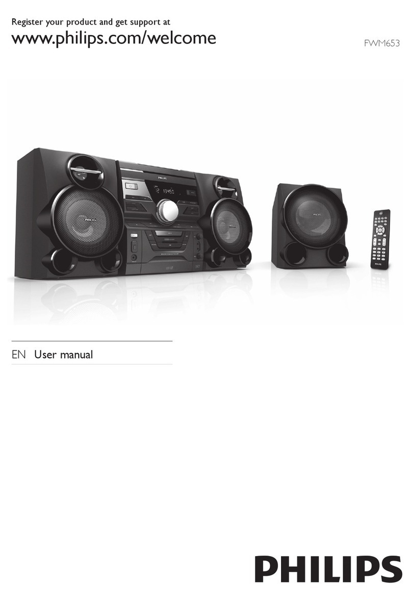 Philips FWM653X/77 user manual