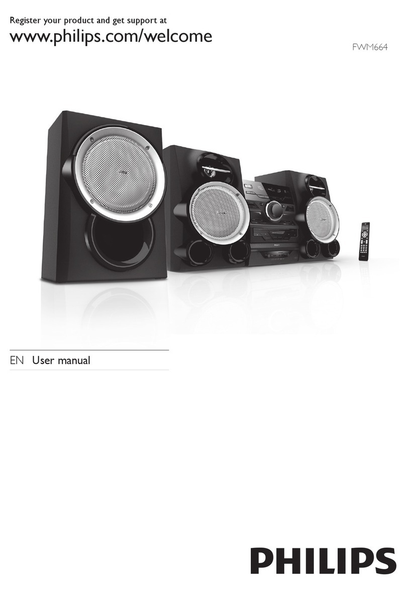 Philips FWM664X/77 User manual