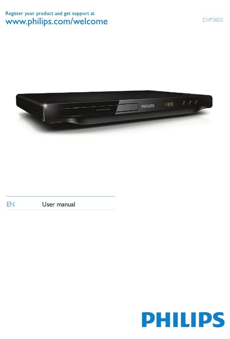 Philips DVP3800X/77 User manual