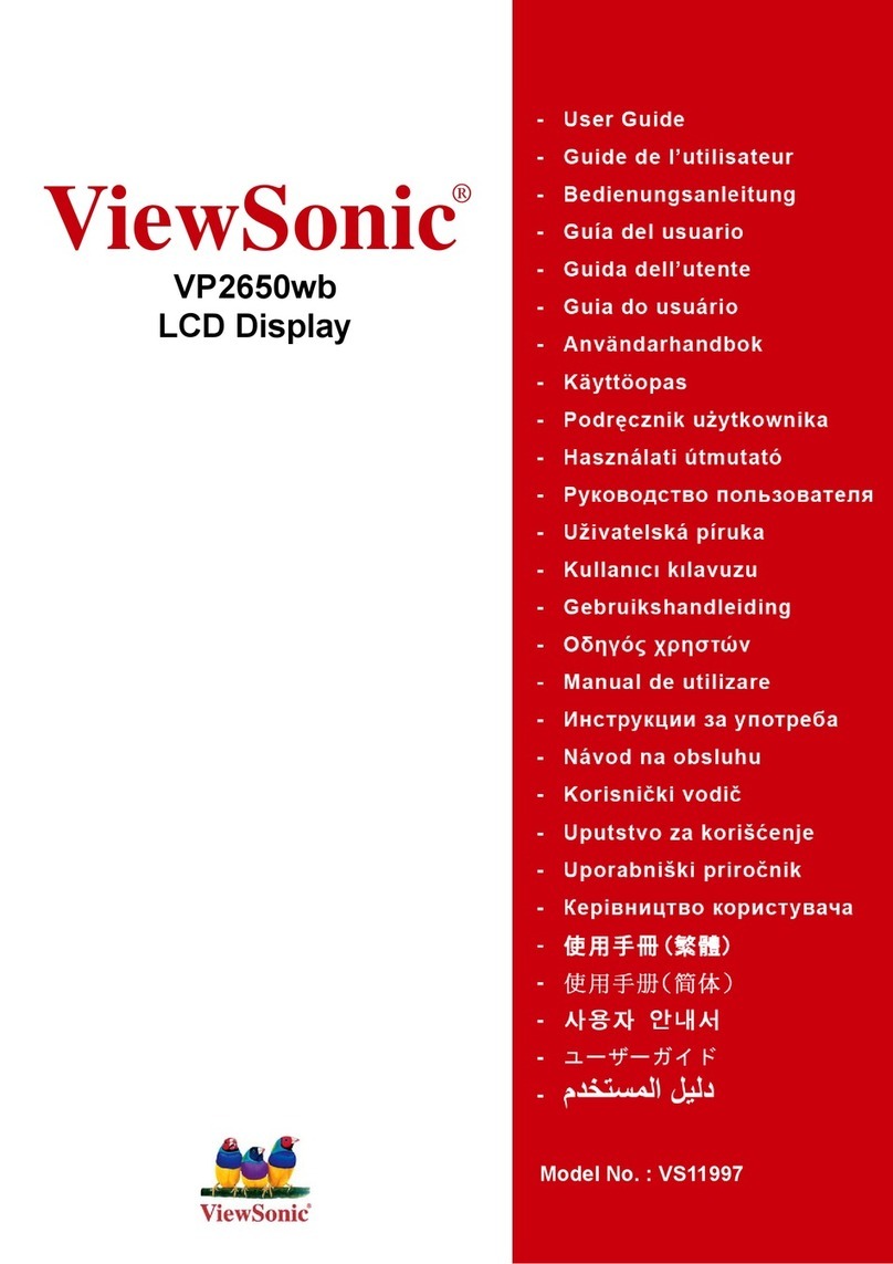 ViewSonic VS11997 Troubleshooting guide