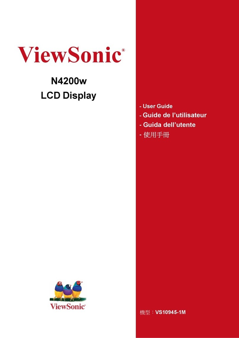 ViewSonic N4200W - NextVision - 42" LCD Flat Panel... User manual