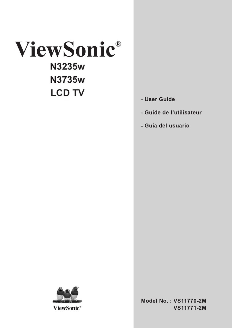 ViewSonic N3235w - 32" LCD TV User manual