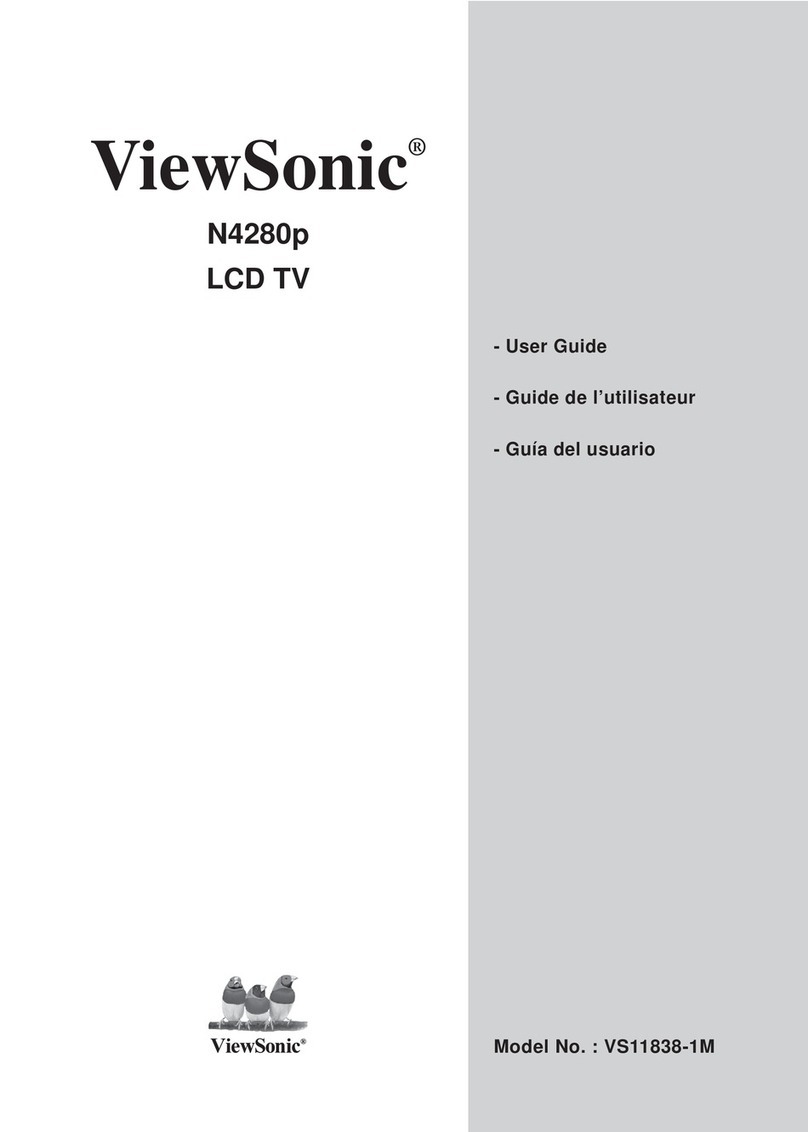 ViewSonic N4280p - 42" LCD TV User manual