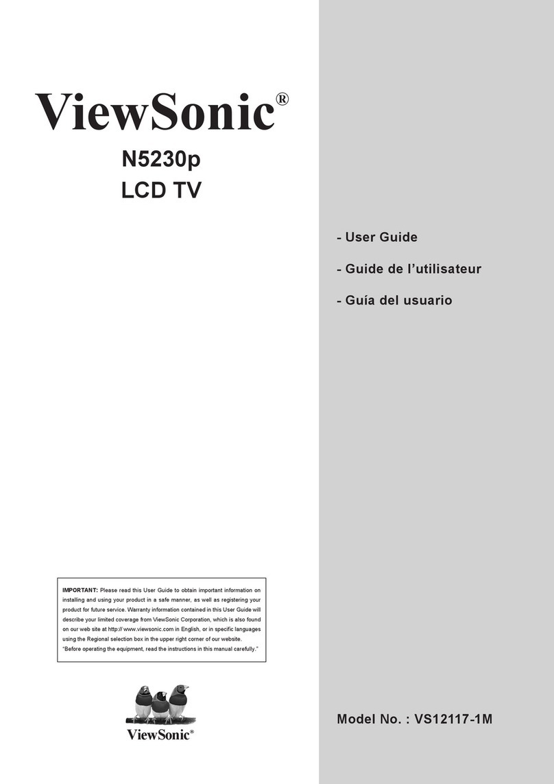 ViewSonic LCD TV VS12117-1M User manual