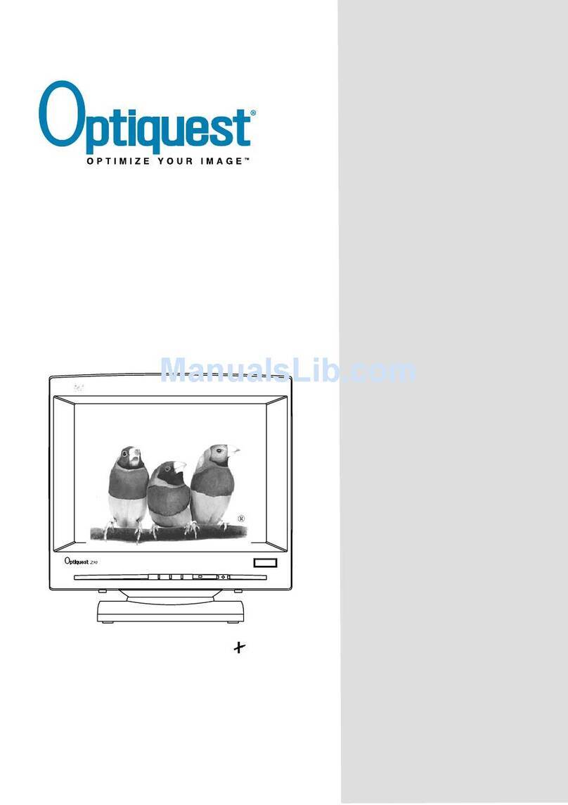 ViewSonic Optiquest Z90 User manual
