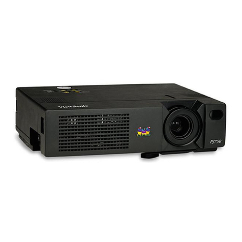 ViewSonic PJ750 User manual