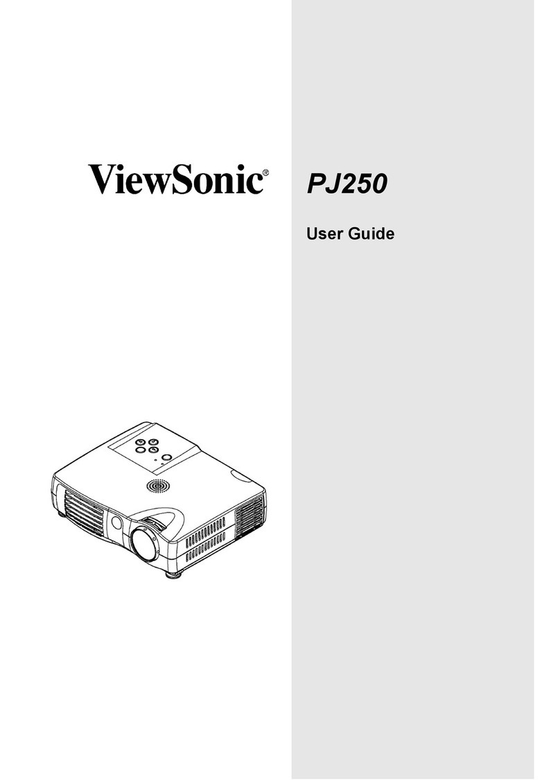 ViewSonic PJ250 - XGA DLP Projector user guide