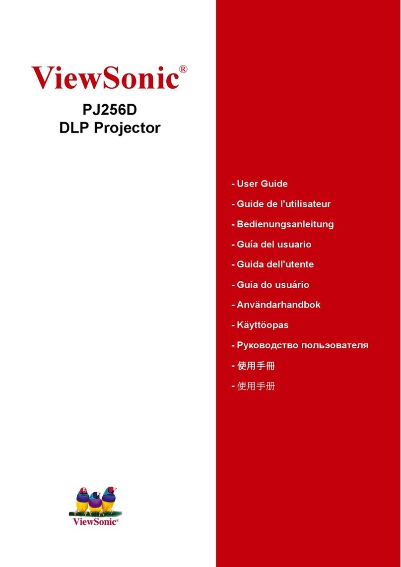 ViewSonic PJ256D - XGA DLP Projector User manual