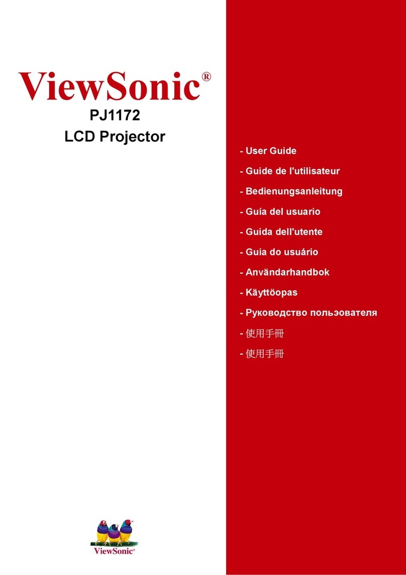 ViewSonic PJ1172 - XGA LCD Projector User manual