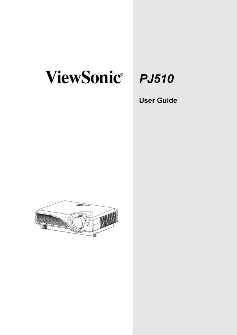 ViewSonic PJ510 - SVGA LCD Projector User manual