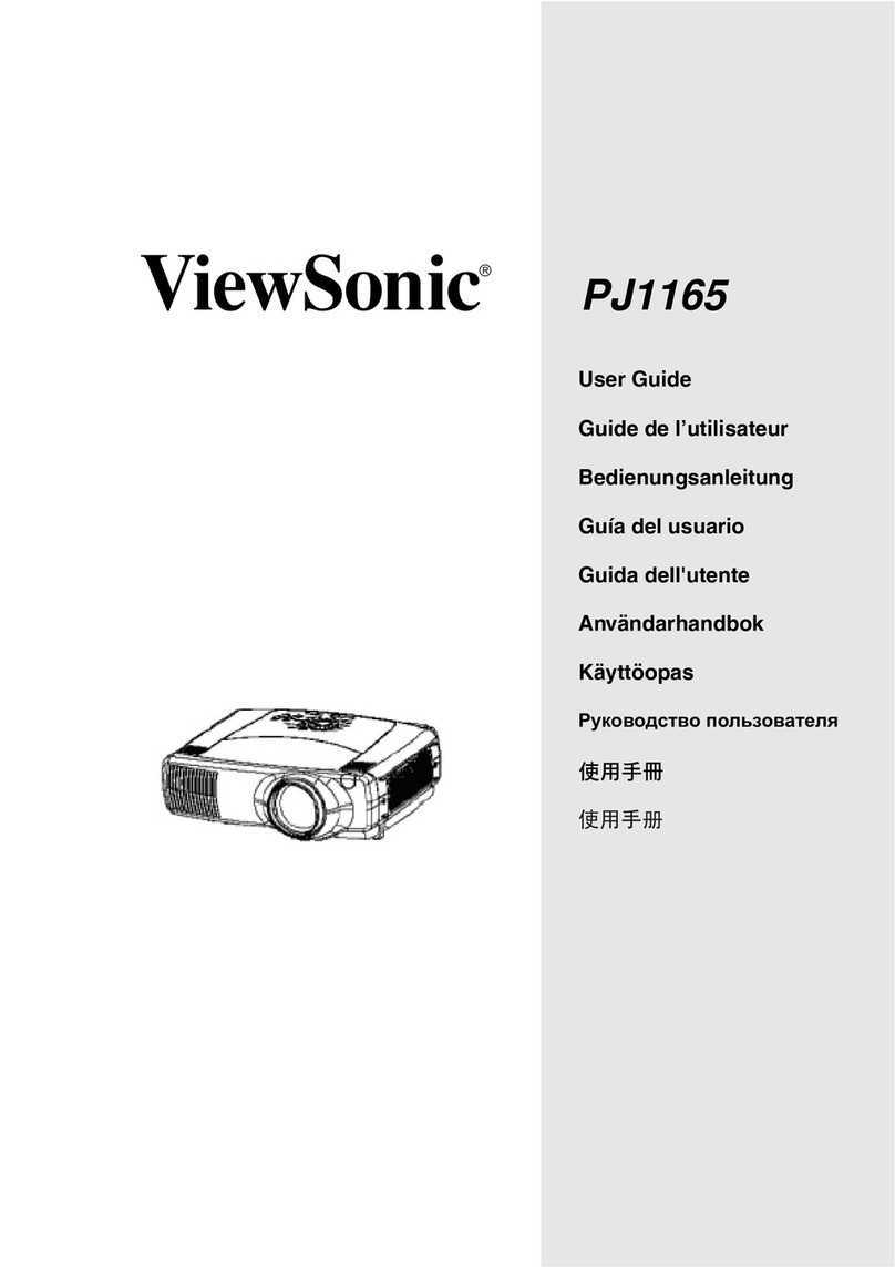 ViewSonic PJ1165 - XGA LCD Projector user guide