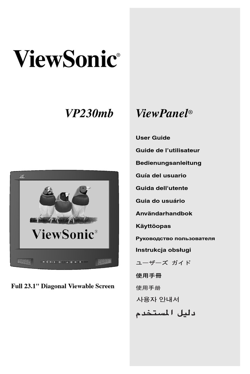 ViewSonic ViewPanel VP230mb user guide