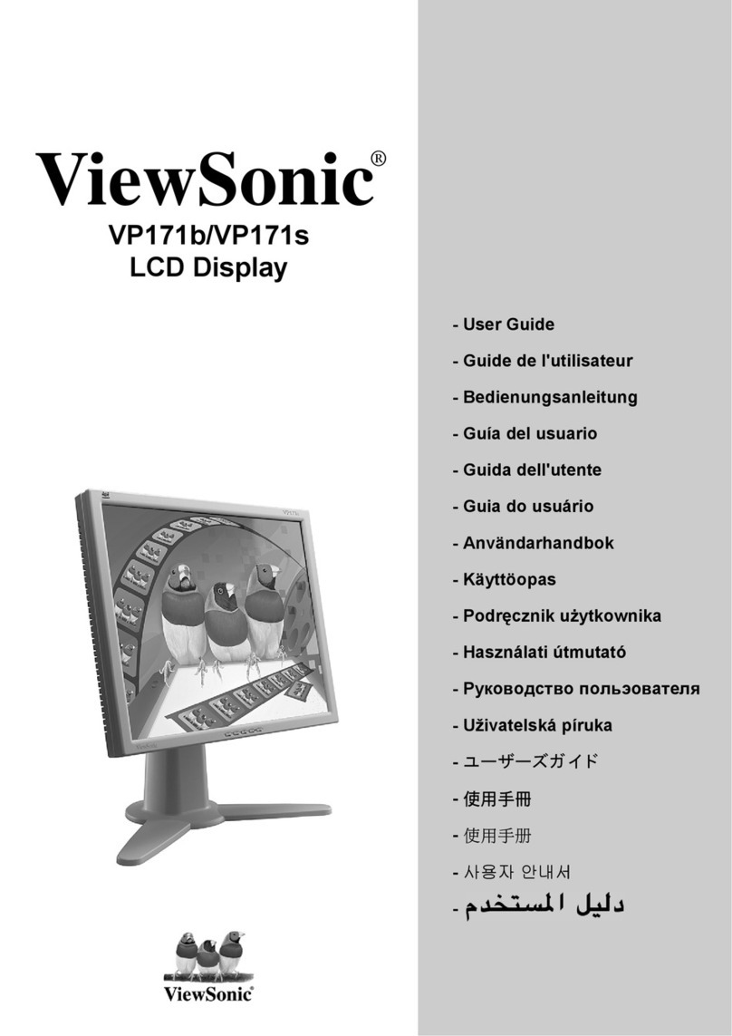 ViewSonic VP171b/VP171s User manual