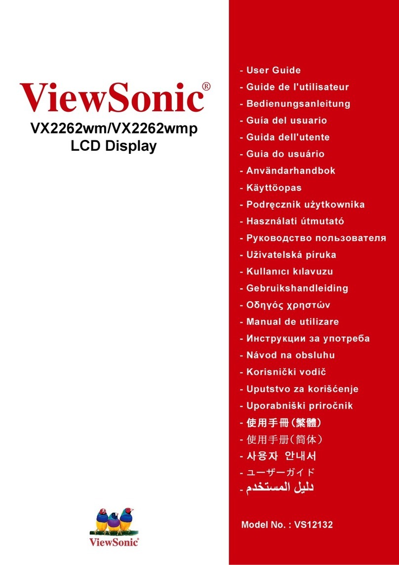 ViewSonic VX2262WM - 22" LCD Monitor Troubleshooting guide