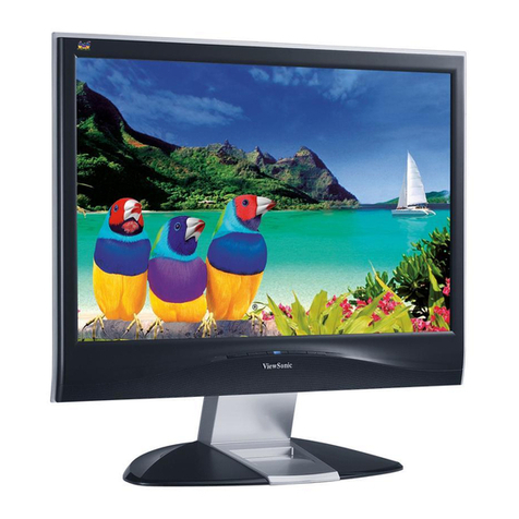 ViewSonic VX2035wm - 20.1" LCD Monitor User manual