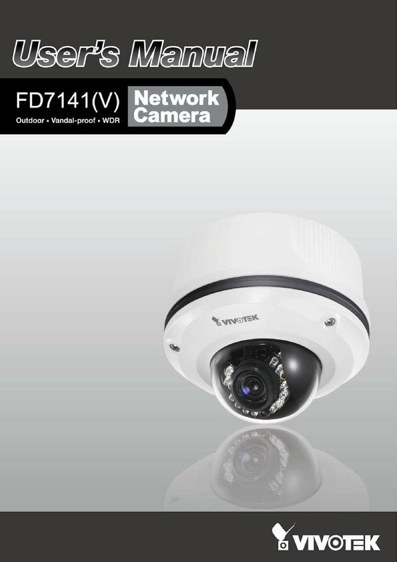 Vivotek Network Camera FD7141(V) User manual