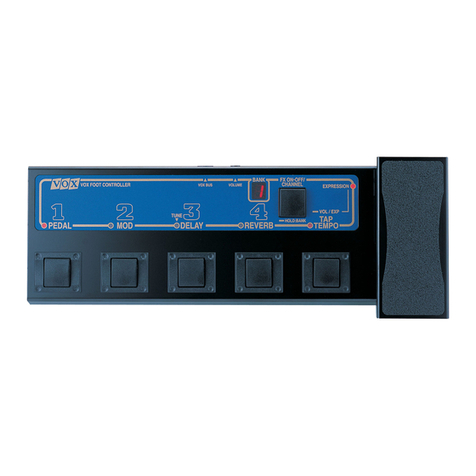 Vox VC-4 User manual Vox VC-4 User manual