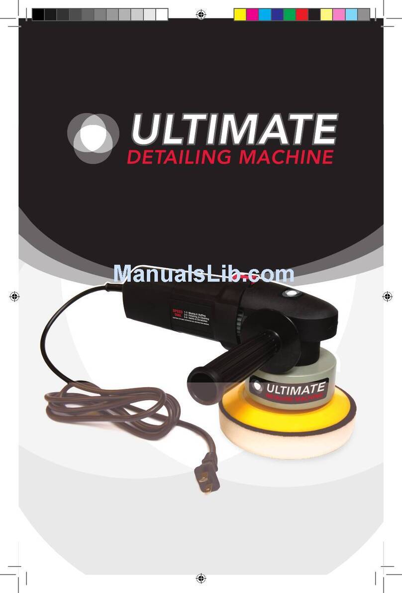 Ultimate Products Detailing Machine 1000 user guide