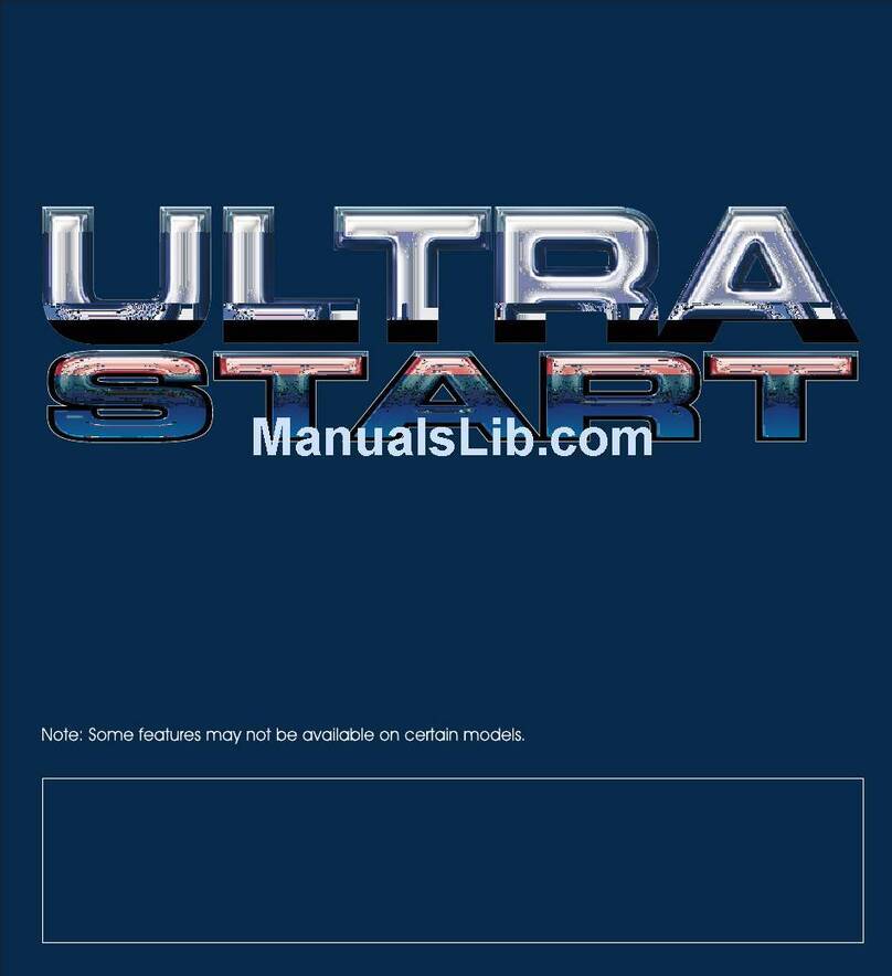 Ultra Start 450 SERIES owner's guide