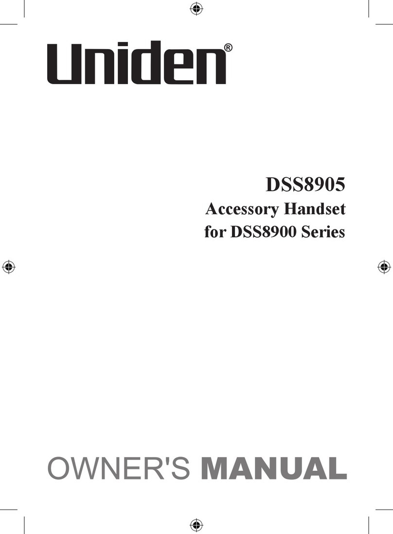 Uniden DSS8900 Series User manual