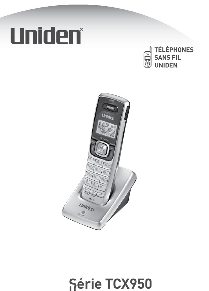 Uniden TCX950 Series user manual