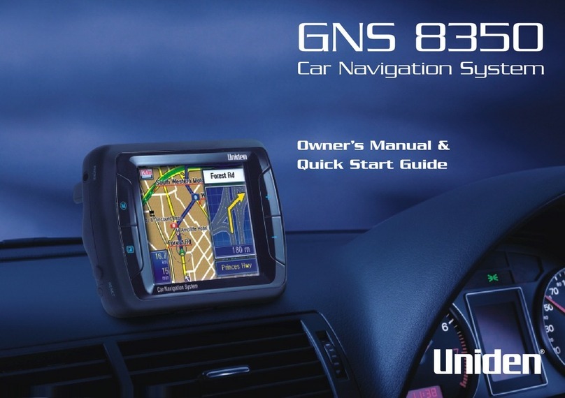 Uniden GNS 8350 owner's manual