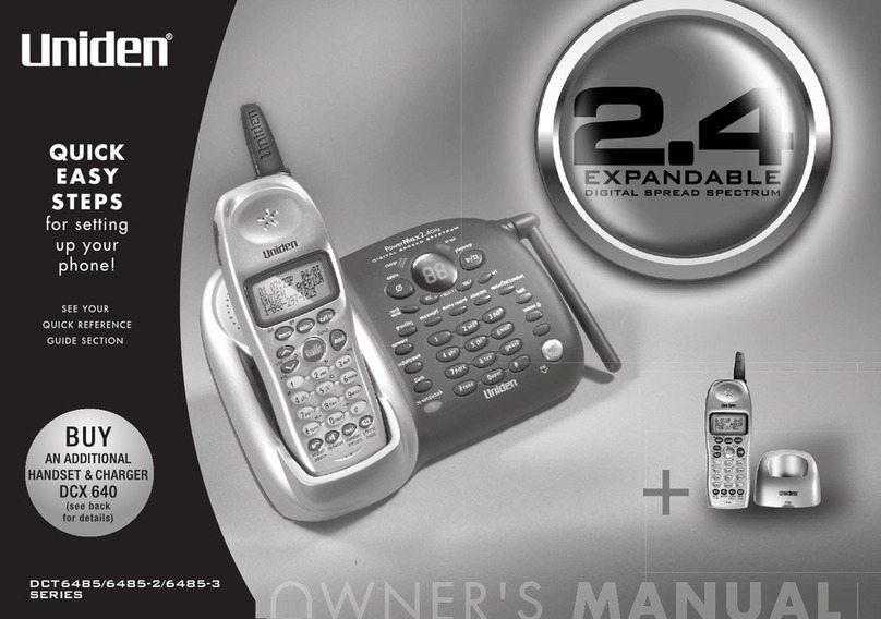 Uniden DCX 640 User manual Uniden DCX 640 User manual