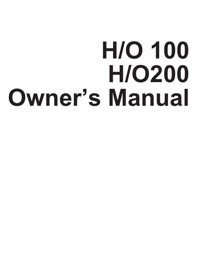 Uniden H/O 100 User manual