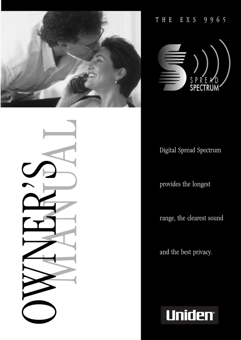 Uniden EXS 9965 User manual