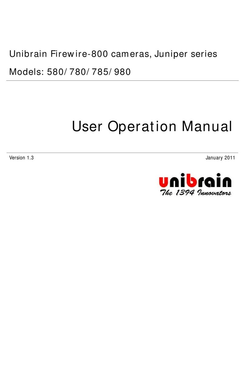 Unibrain 580 User's operation manual