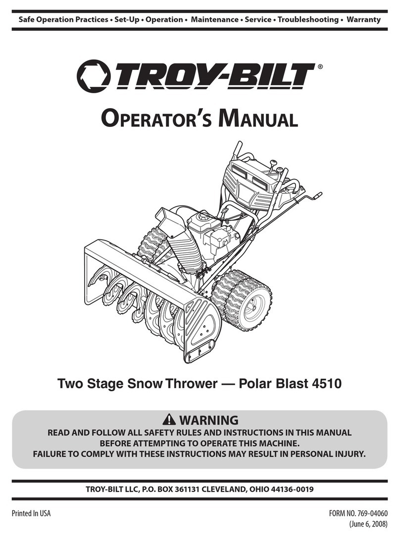 Troy-Bilt 4510 Operator's manual