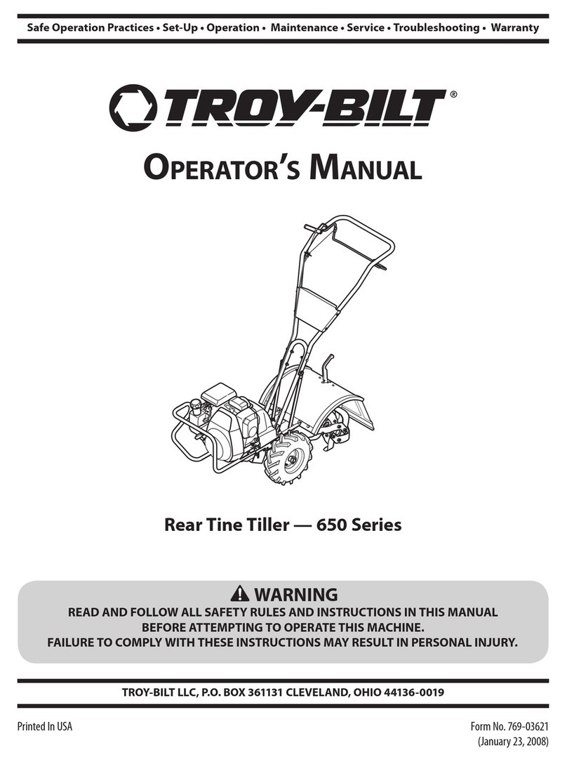 Troy-Bilt 650 Series Operator's manual