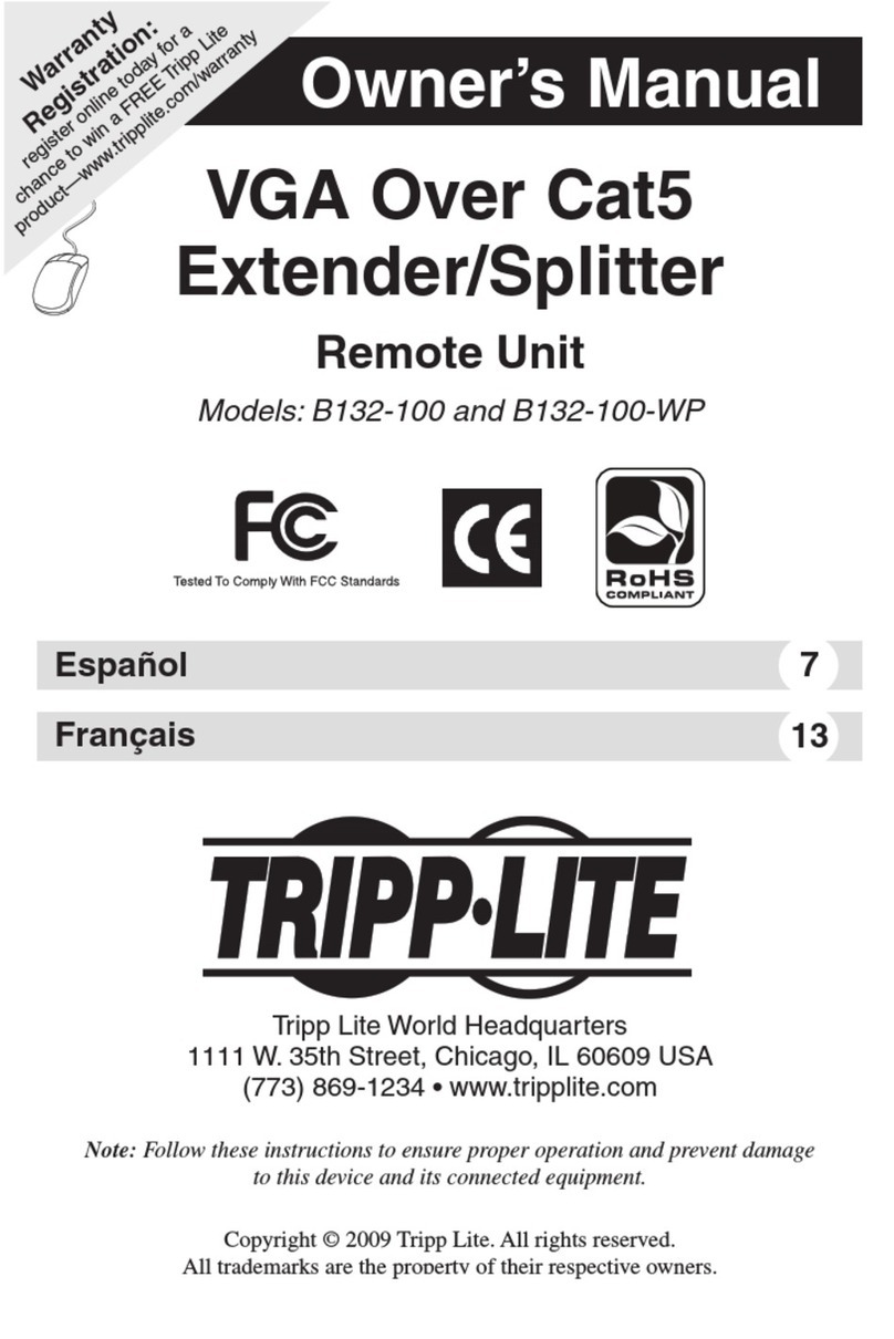 Tripp Lite B132-100-WP User manual