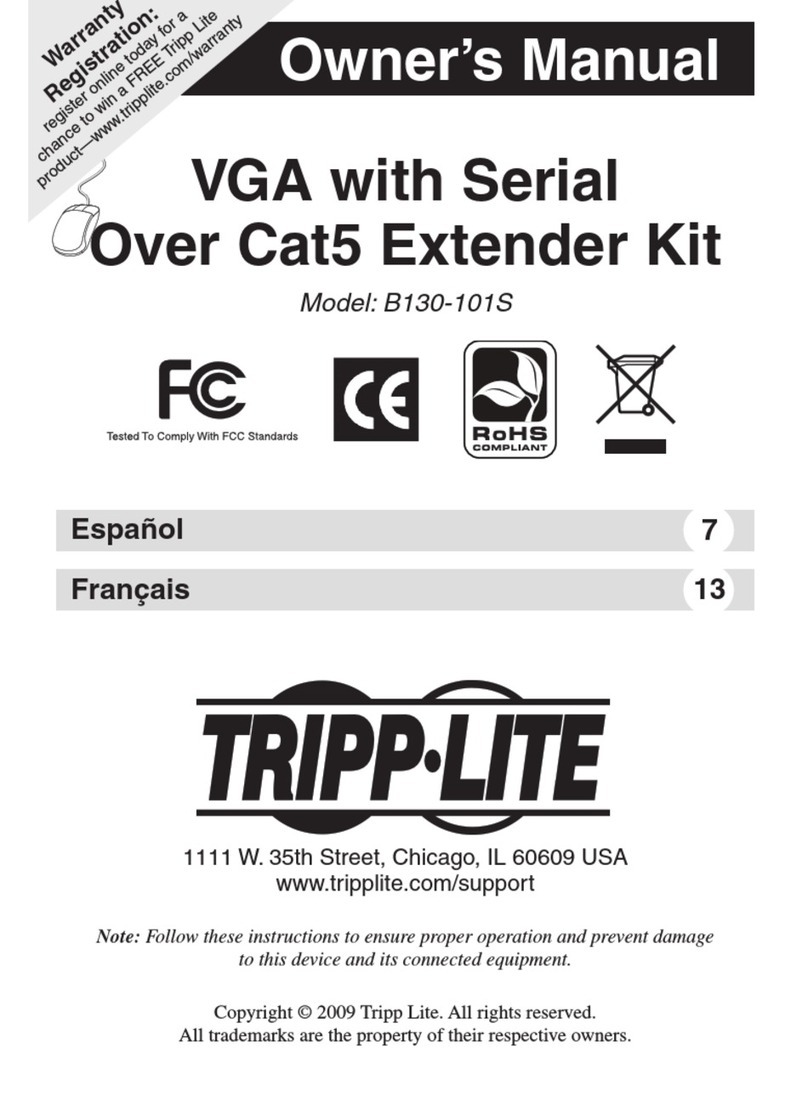 Tripp Lite B130-101S owner's manual