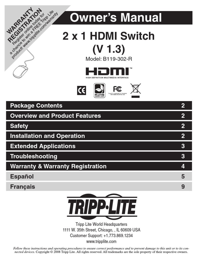 Tripp Lite B119-302-R owner's manual