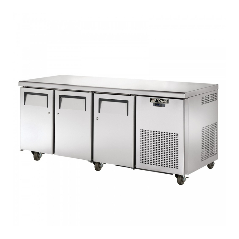 True Manufacturing Company TGU-2 installation manual
