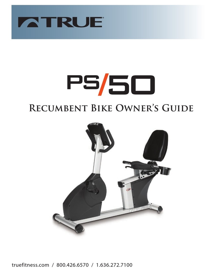 True Fitness PS/50 owner's guide