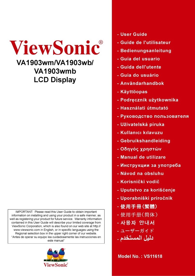 ViewSonic VA1903wm User manual