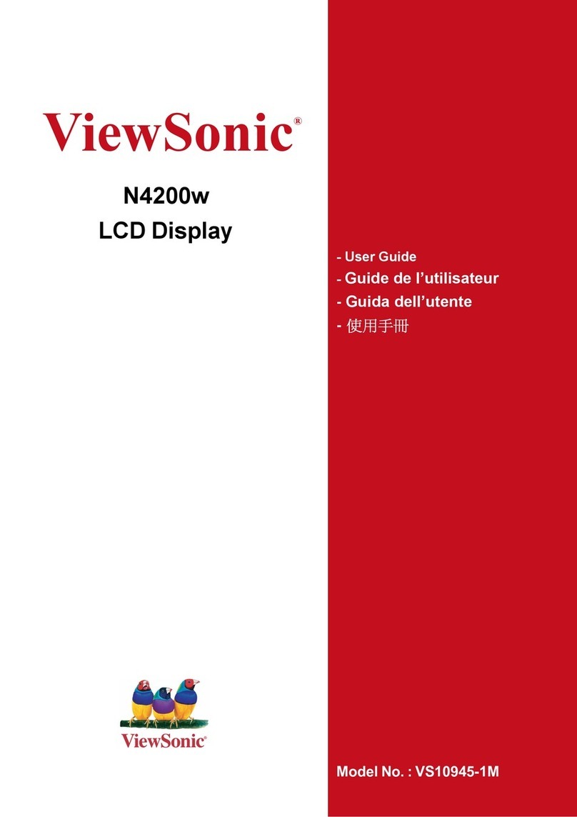 ViewSonic N4200W - NextVision - 42" LCD Flat Panel... User manual