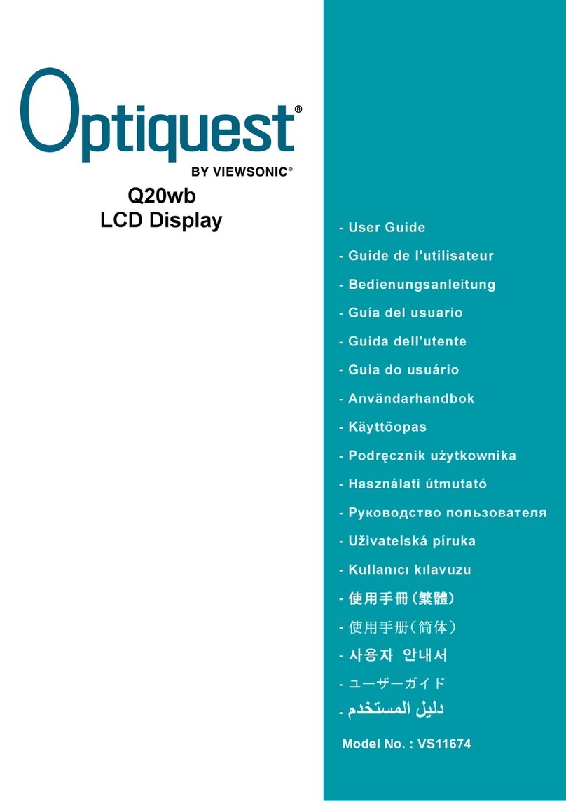 ViewSonic Optiquest Q20WB user guide