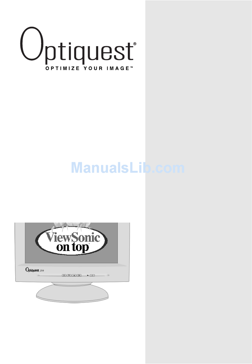 ViewSonic Optiquest Z50 User manual