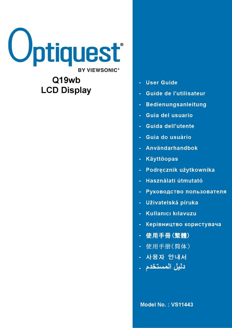 ViewSonic Q19WB - Optiquest - 19" LCD Monitor Troubleshooting guide