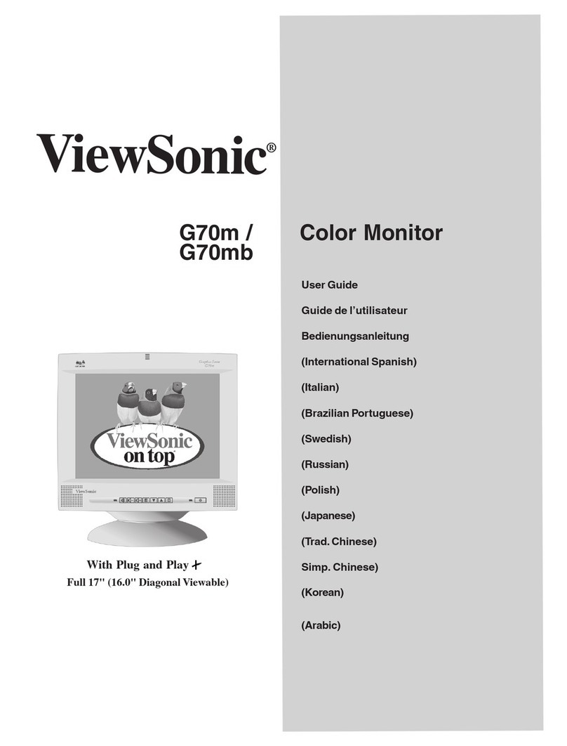 ViewSonic G70m/G70mb User manual