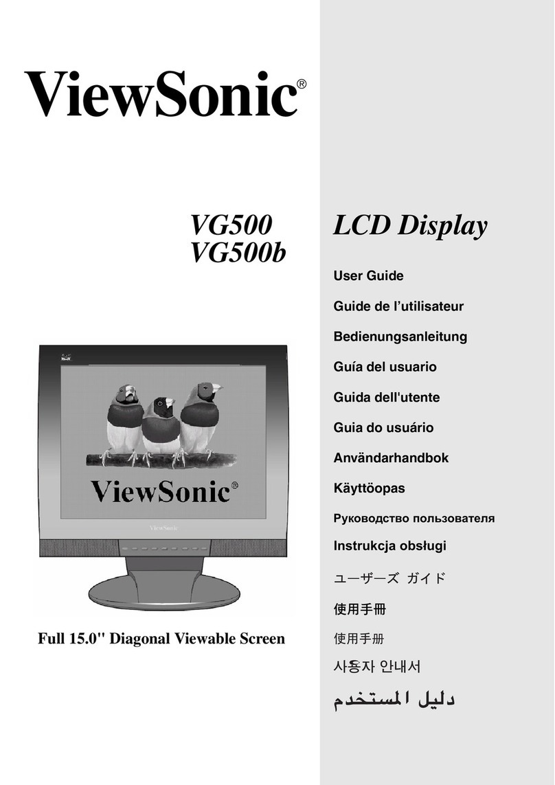 ViewSonic VG500 User manual