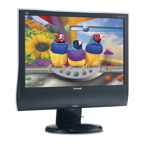 ViewSonic VG2030WM - 20" LCD Monitor User manual