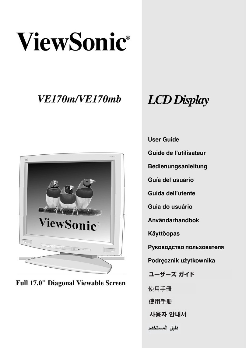 ViewSonic VE170m User manual
