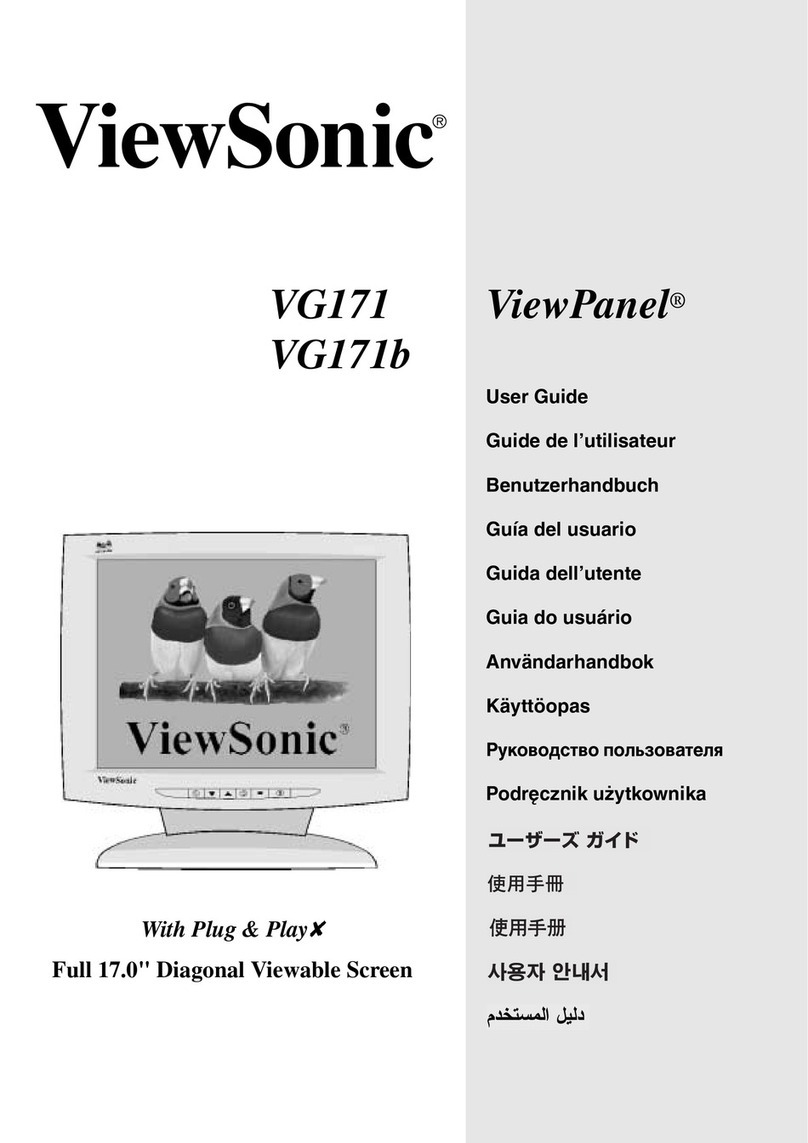 ViewSonic ViewPanel VG171 User manual