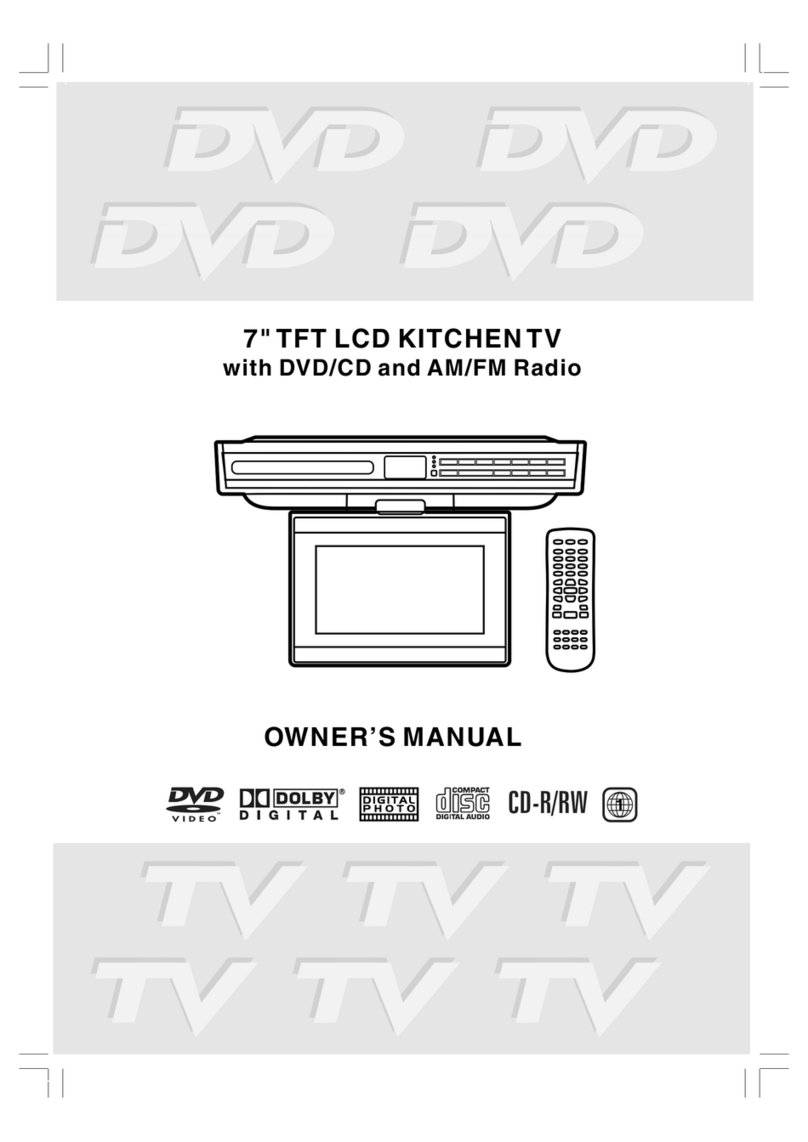 Venturer LCD Kitchen TV User manual